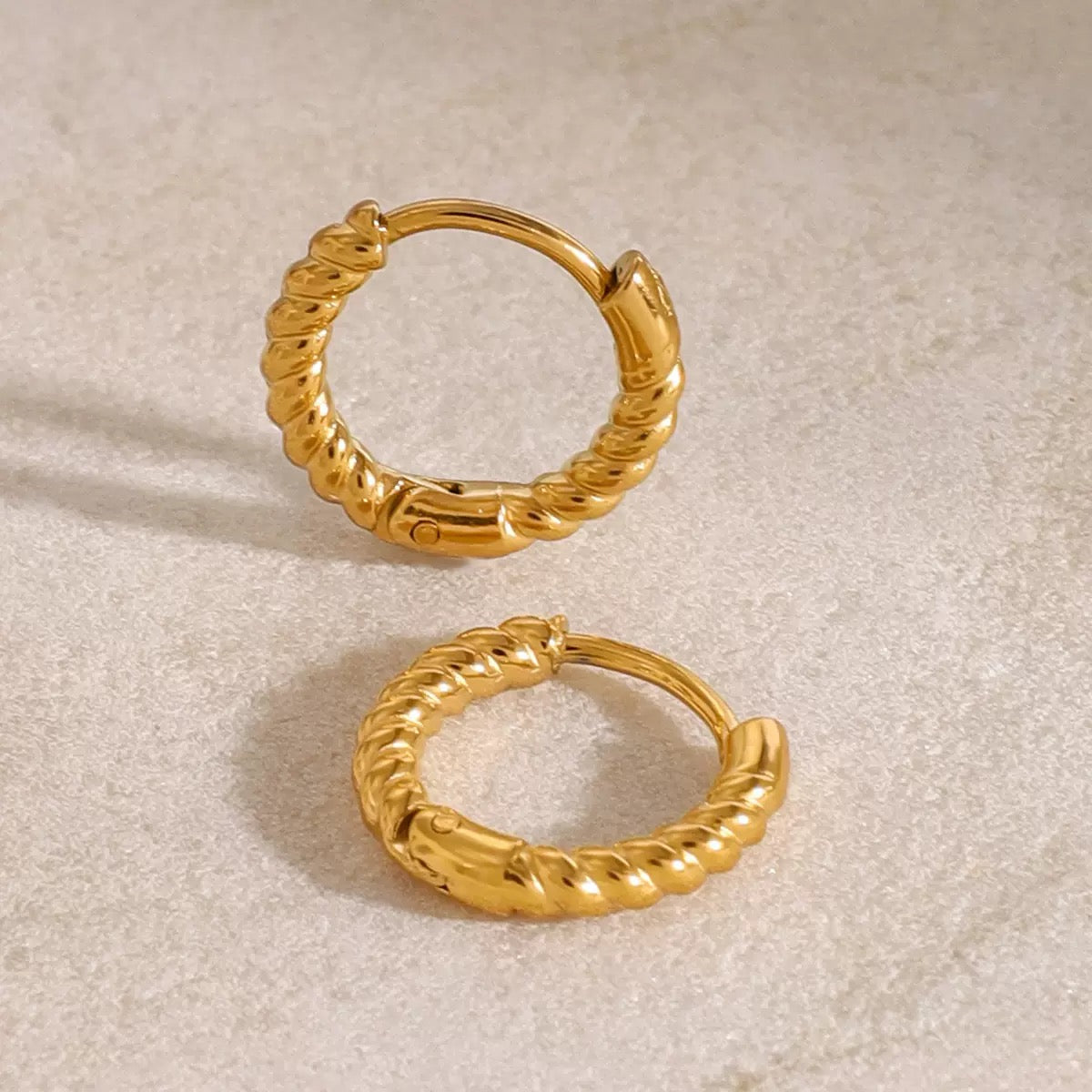 Boucles d'Oreilles de luxe plaqué or OGN106