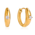 Boucles d'Oreilles de luxe plaqué or OGN108