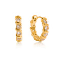 Boucles d'Oreilles de luxe plaqué or OGN111