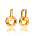 Boucles d'Oreilles de luxe plaqué or OGN114-1