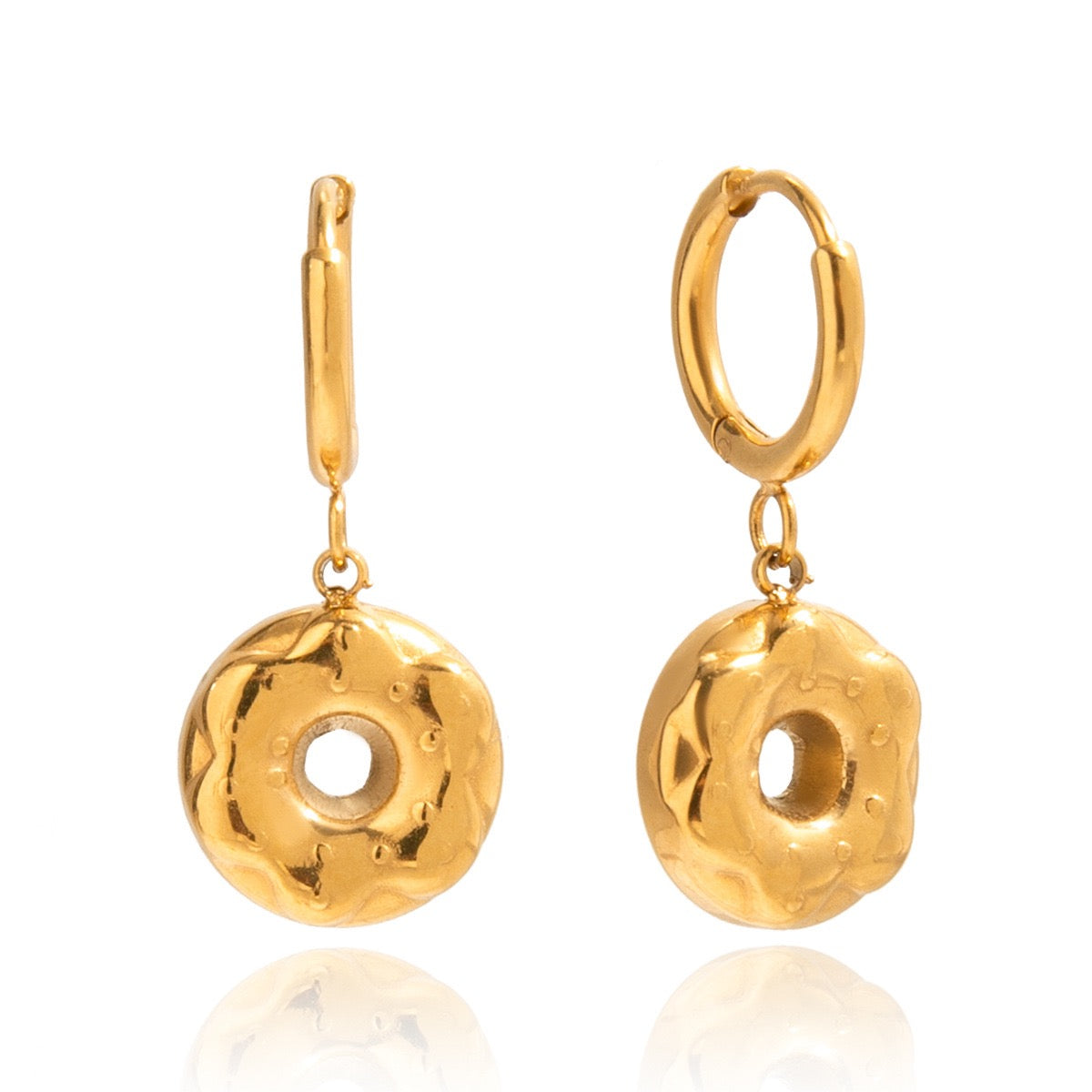 Boucles d'Oreilles de luxe plaqué or OGN116-1