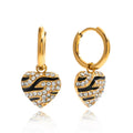 Boucles d'Oreilles de luxe plaqué or OGN118