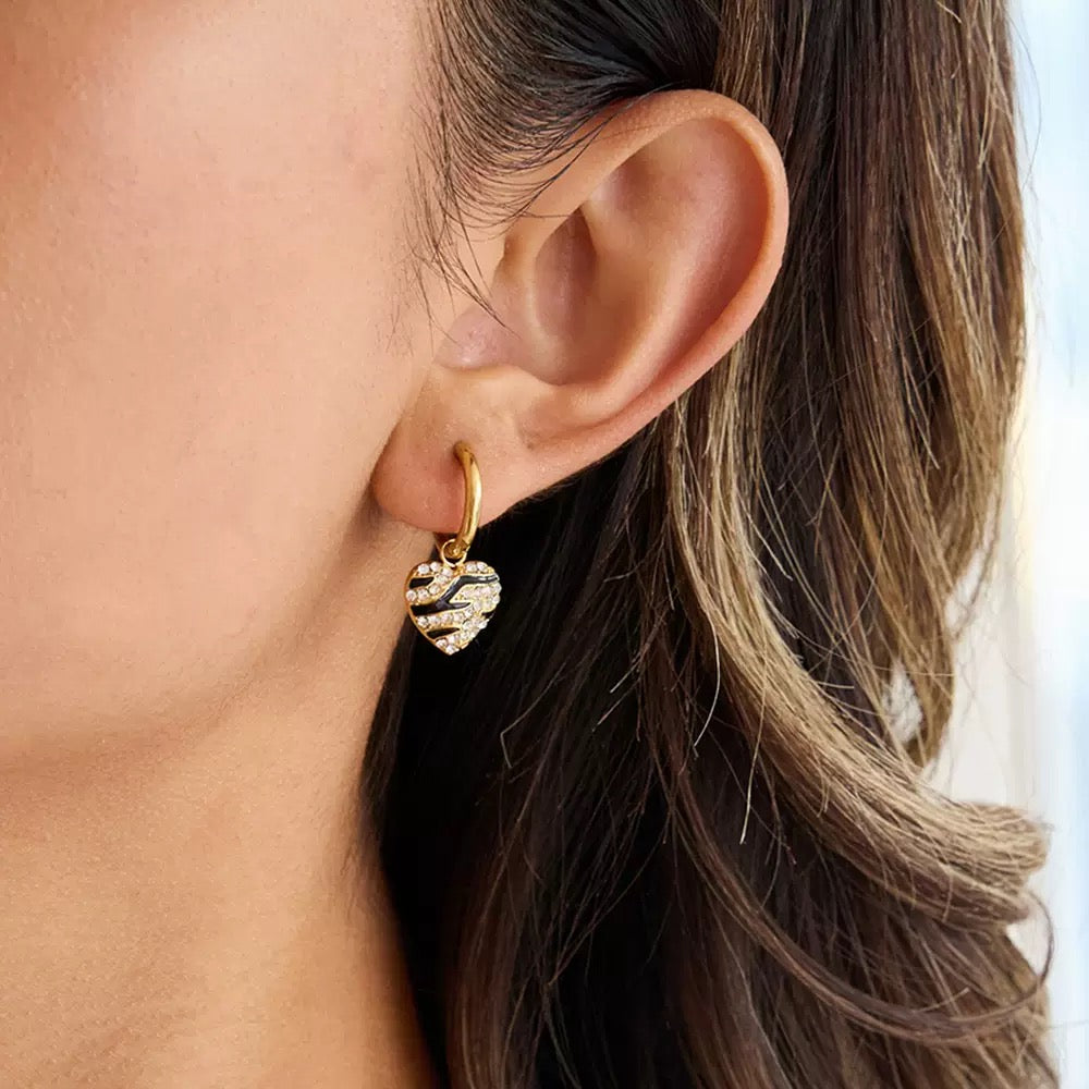 Boucles d'Oreilles de luxe plaqué or OGN118