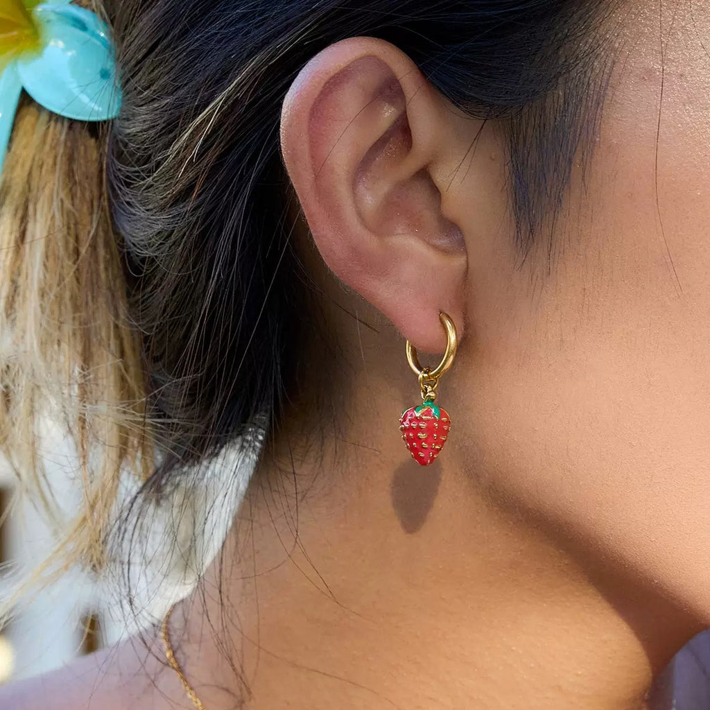 Boucles d'Oreilles de luxe plaqué or OGN119