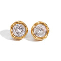 Boucles d'Oreilles de luxe plaqué or OGN123