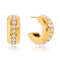 Boucles d'Oreilles de luxe plaqué or OGN124