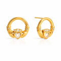Boucles d'Oreilles de luxe plaqué or OGN125