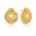Boucles d'Oreilles de luxe plaqué or OGN126