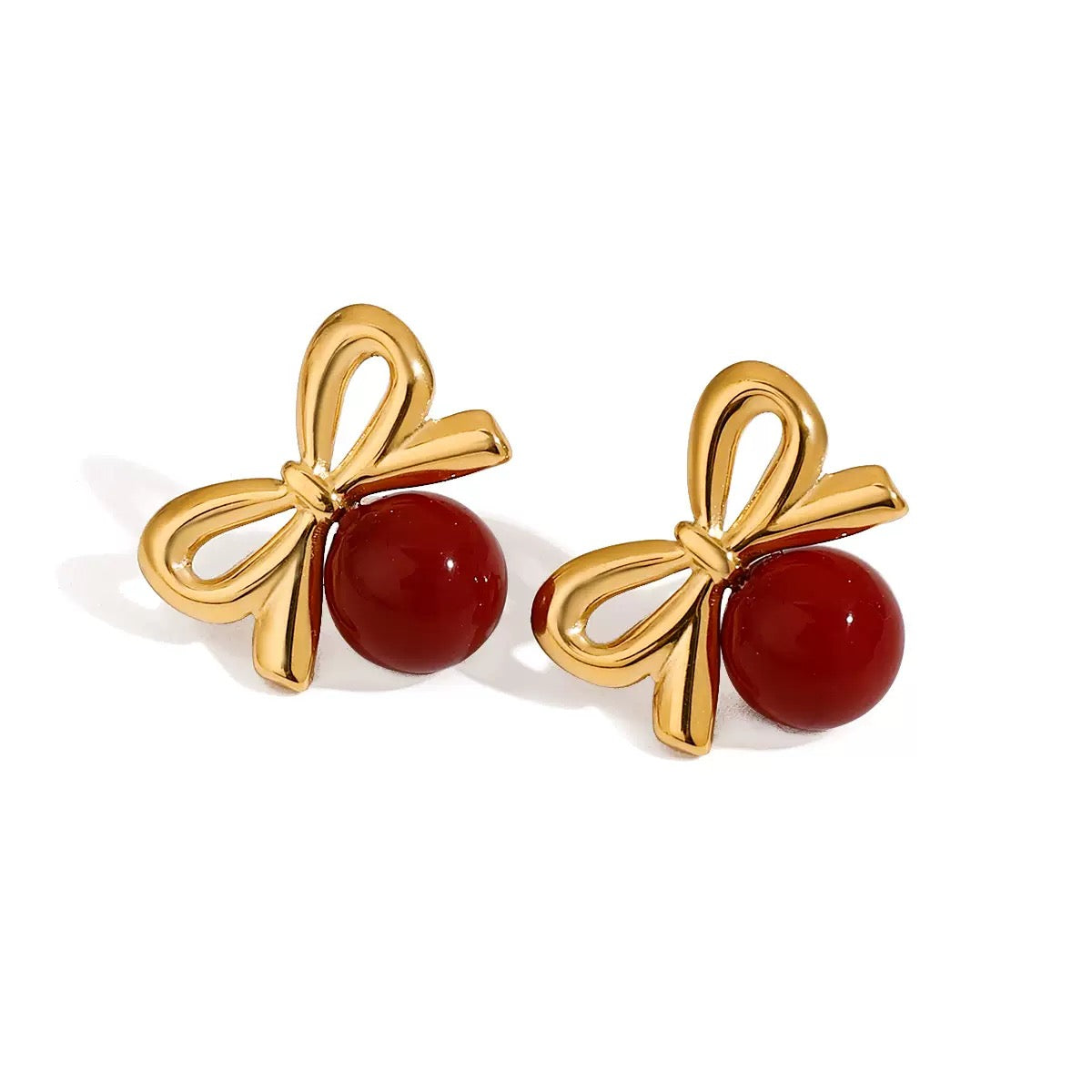 Boucles d'Oreilles de luxe plaqué or OGN127