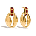 Boucles d'Oreilles de luxe plaqué or OGN128