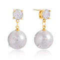 Boucles d'Oreilles de luxe plaqué or OGN131
