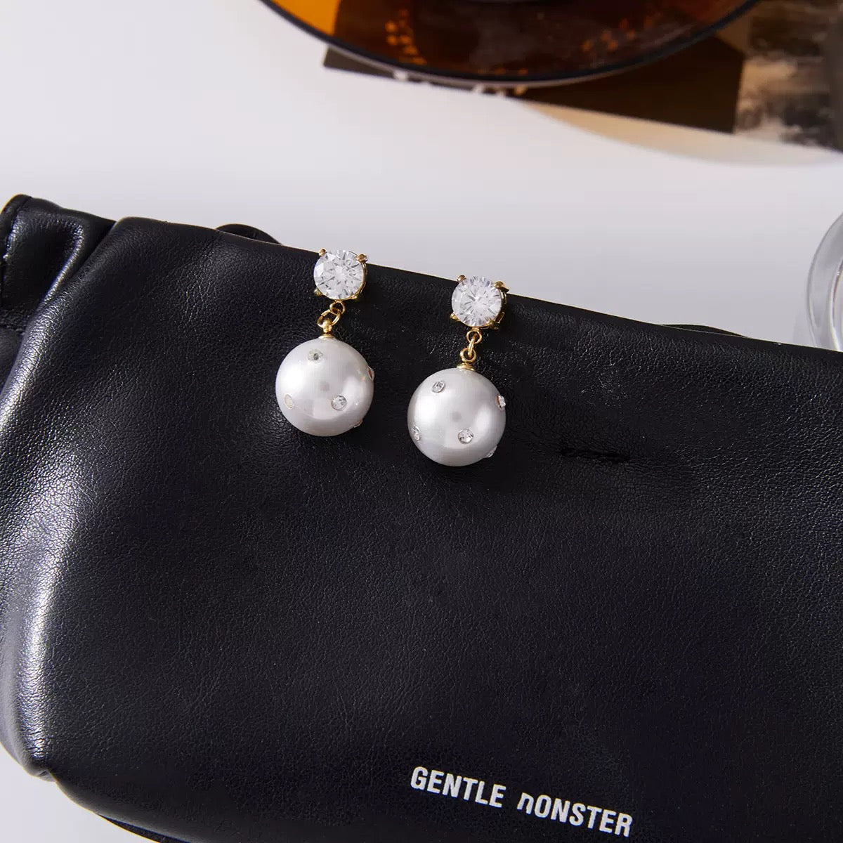 Boucles d'Oreilles de luxe plaqué or OGN131
