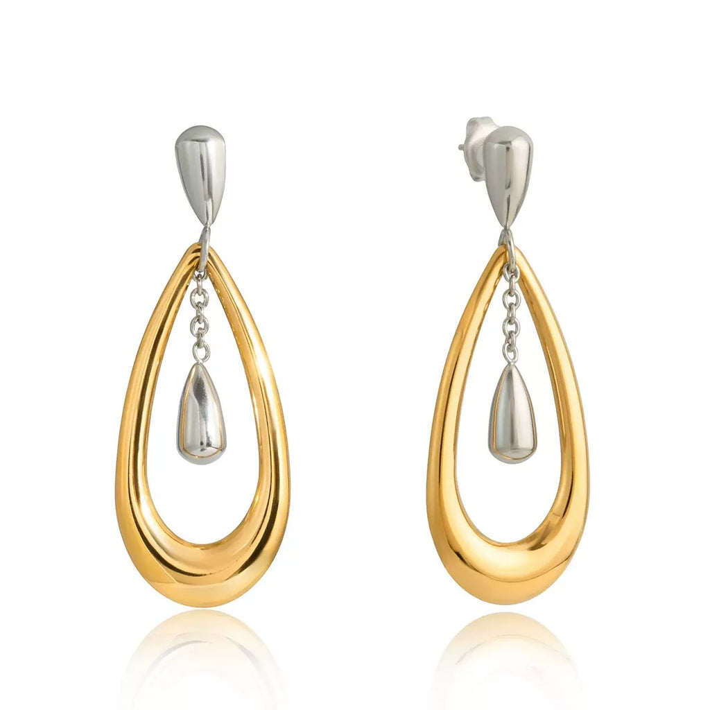 Boucles d'Oreilles de luxe plaqué or OGN132