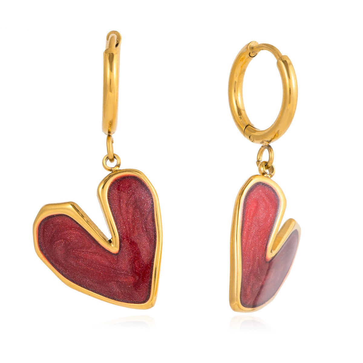 Boucles d'Oreilles de luxe plaqué or OGN133