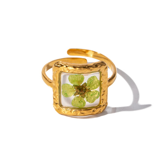 Bague en fleurs éternelles RGEF003