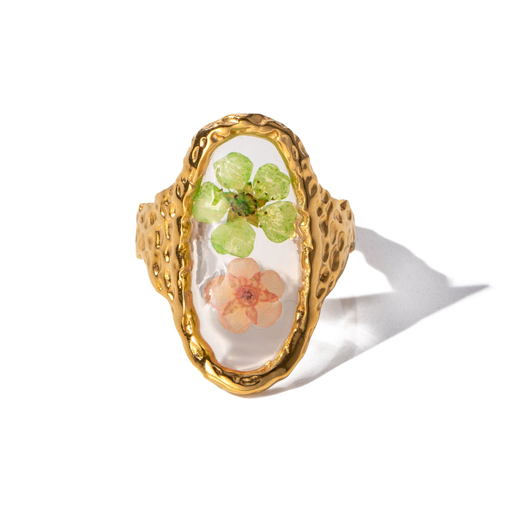 Bague en fleurs éternelles RGEF008