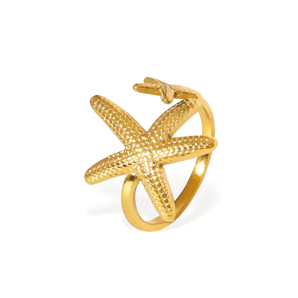 Bague de luxe plaqué or RGN075