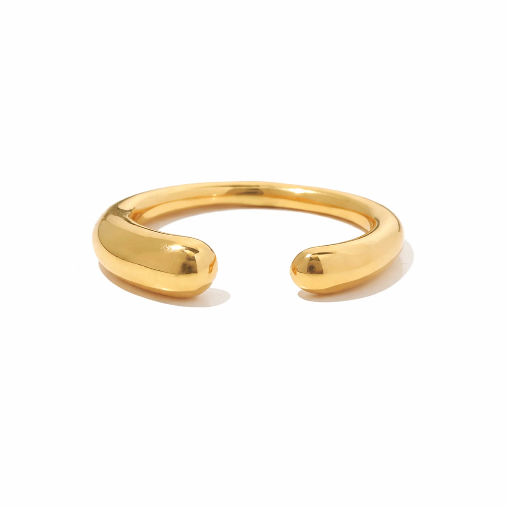 Bague de luxe plaqué or RGN082-1
