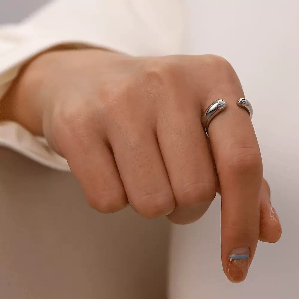 Bague de luxe plaqué or RGN082-2