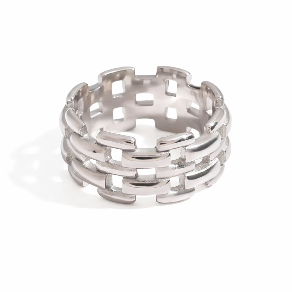 Bague de luxe plaqué or RGN083-2