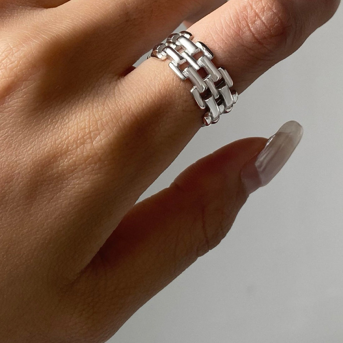 Bague de luxe plaqué or RGN083-2