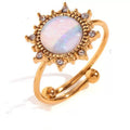 Bague Étoile Opaline RGN097